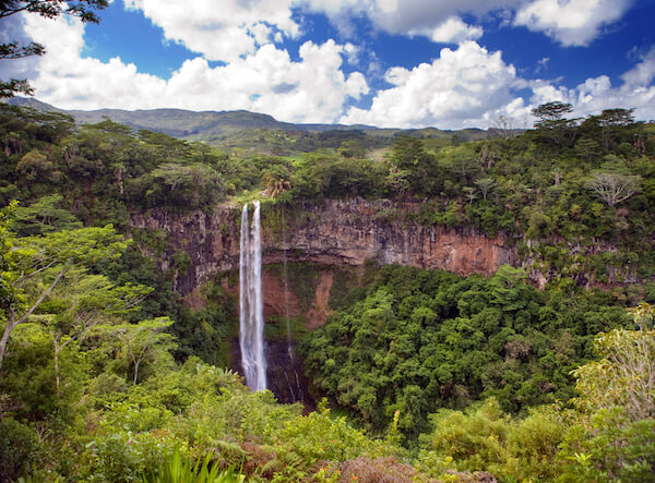 Mauritius waterfall